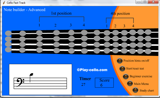 Cello note builder